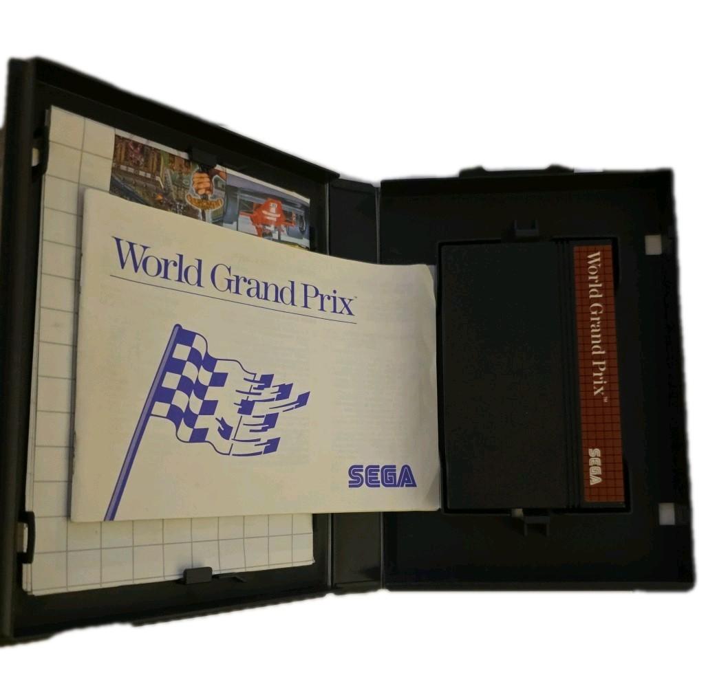 World Grand Prix Sega Master System PAL Complete CIB With Manual Racing