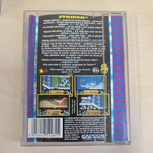 Strider ZX Spectrum 48K 128K +2 +3 Cassette U.S. Gold Tested and Working