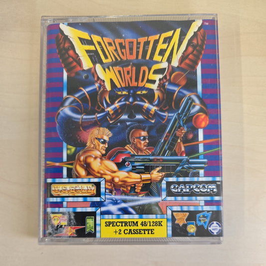 Forgotten Worlds Capcom ZX Spectrum 48K 128K Cassette Complete Tested