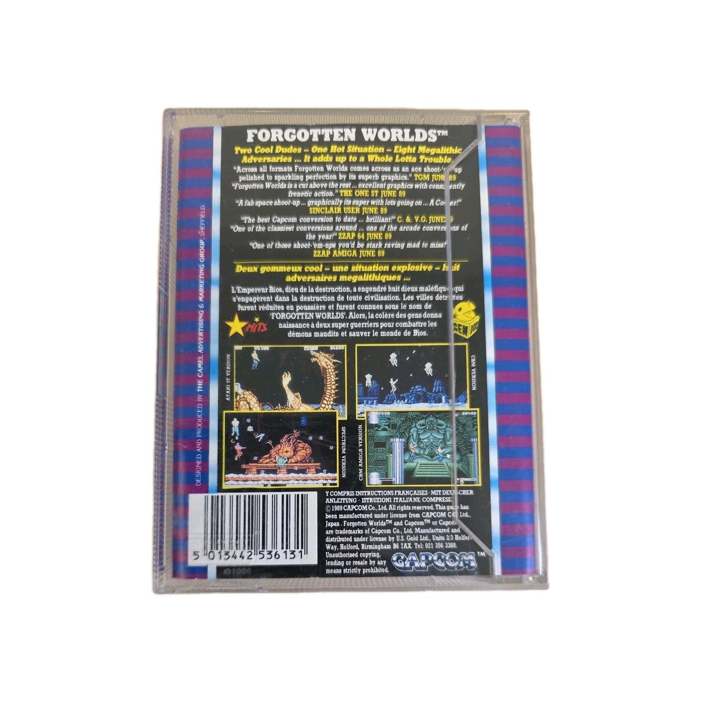 Forgotten Worlds Capcom ZX Spectrum 48K 128K Cassette Complete Tested