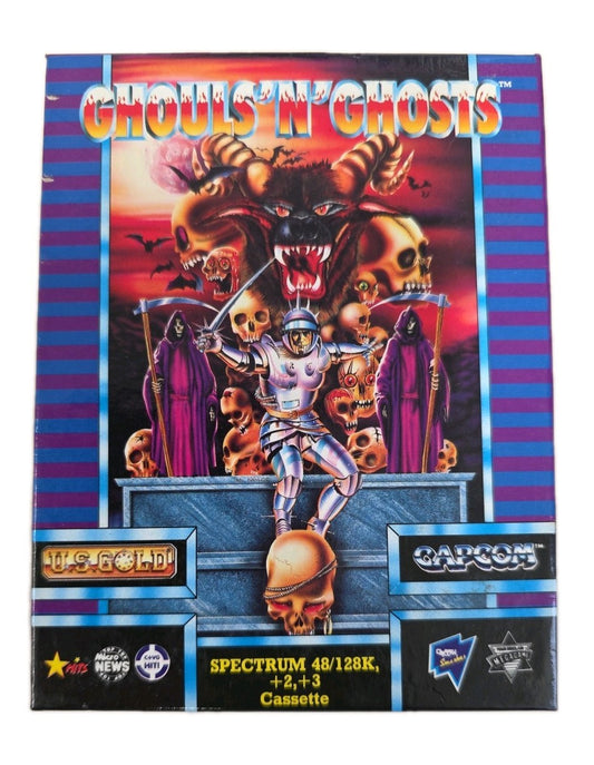 Ghouls 'n Ghosts ZX Spectrum 48K 128K Cassette U.S. Gold Complete