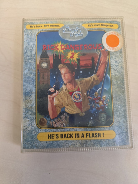 Rick Dangerous 2 ZX Spectrum Cassette Complete MicroStyle Tested