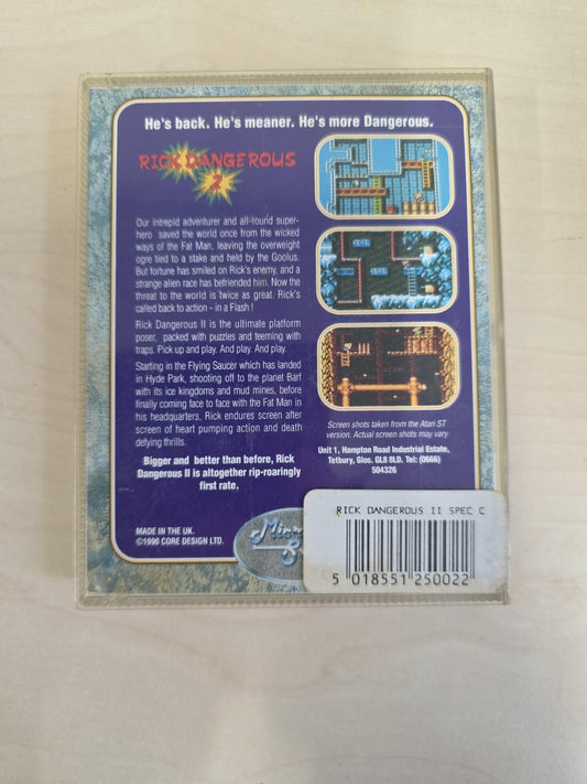 Rick Dangerous 2 ZX Spectrum Cassette Complete MicroStyle Tested