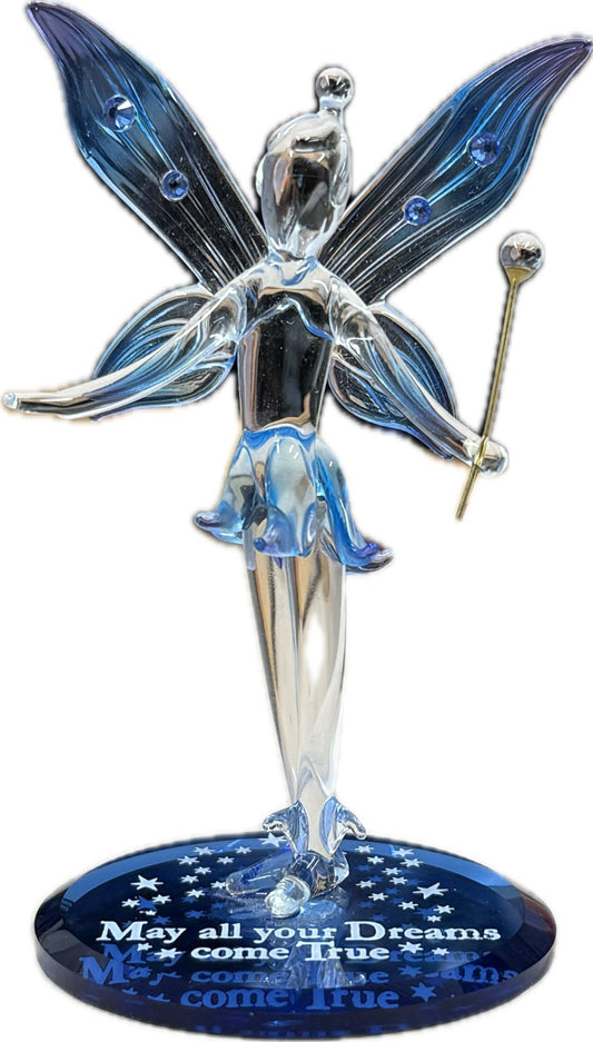 Glass Baron Swarovski Crystals Fairy Figurine Collectible Ornament