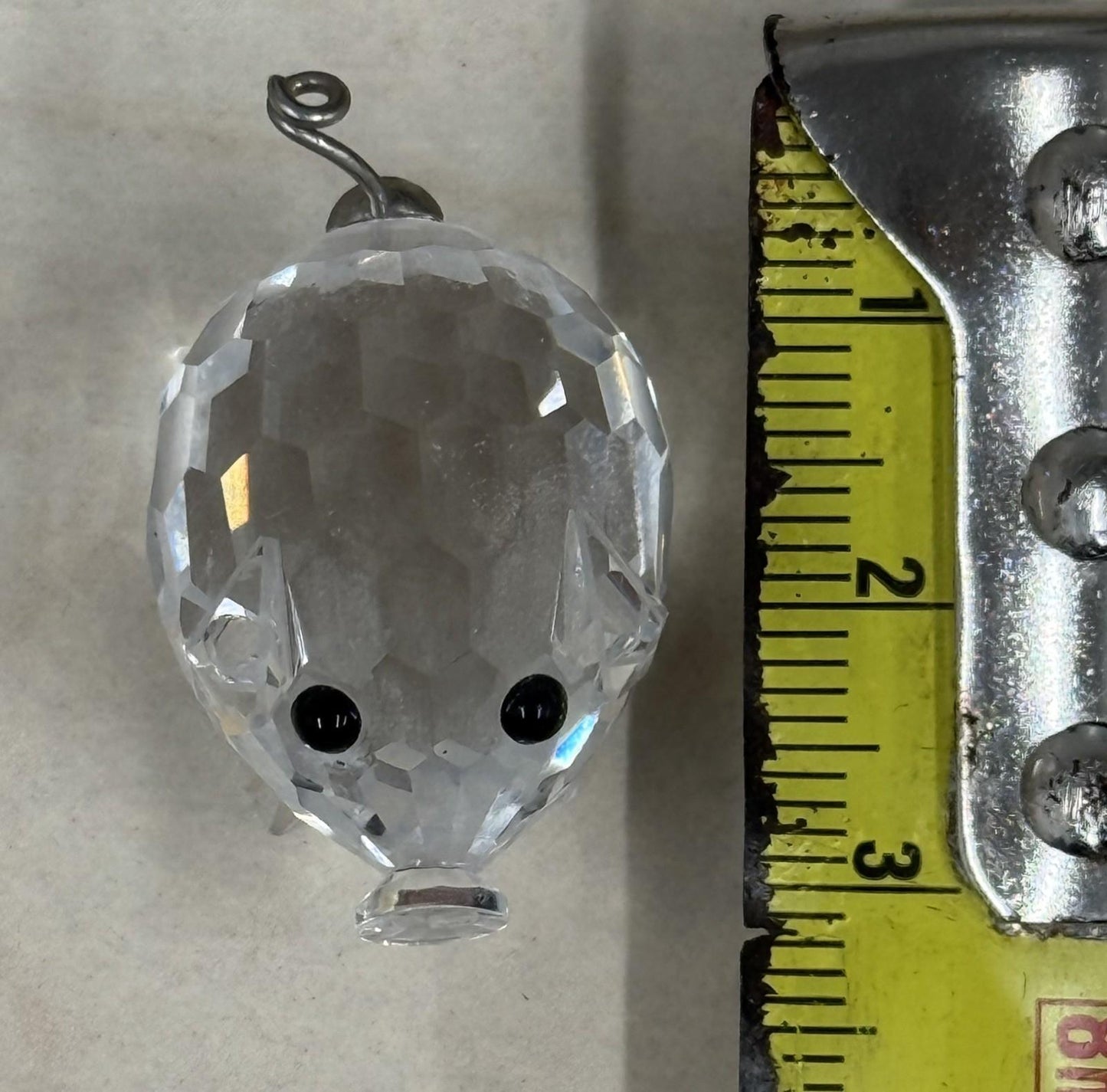 Swarovski Crystal Pig Mini Figurine Collectible Ornament Glass Animal