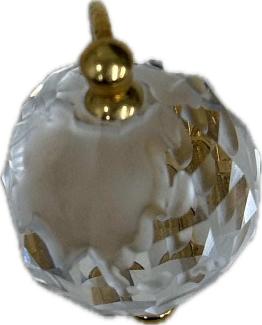 Swarovski Crystal Globe Mini Figurine Collectible Ornament