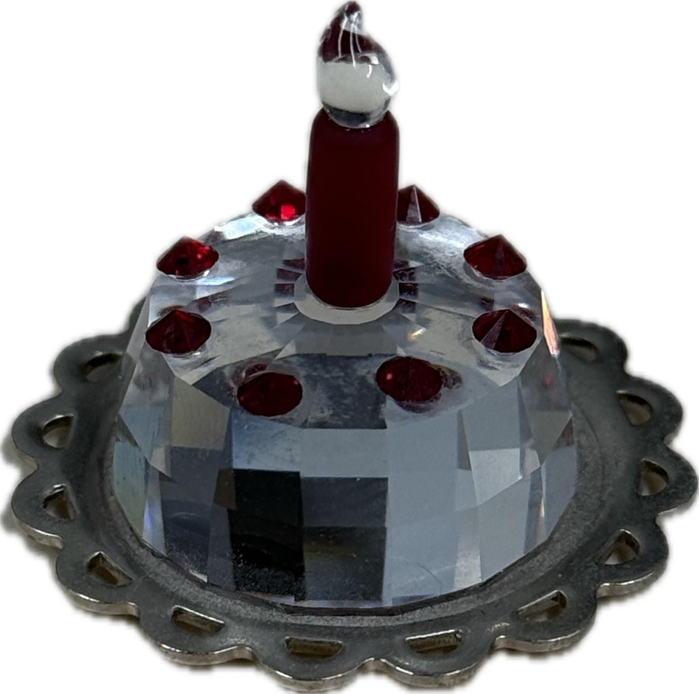 Swarovski Crystal Cake Mini Figurine Collectable Ornament