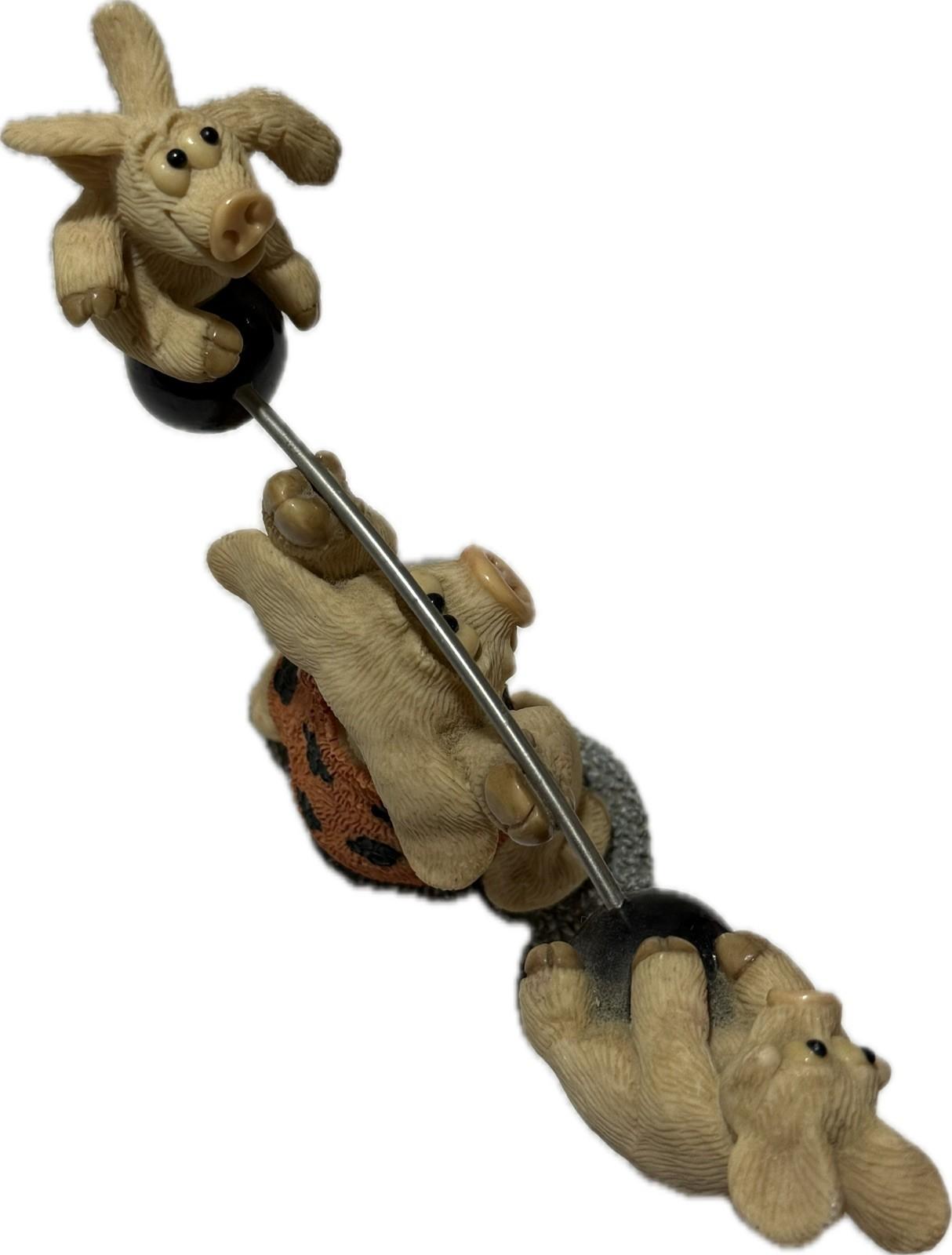 Piggin Physical Jerk 2002 David Corbridge Handmade Ceramic Figurine