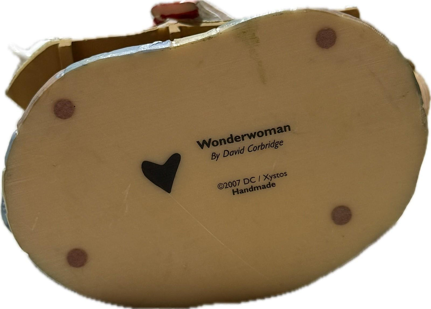 Piggin Wonderwoman 2007 David Corbridge Handmade Ceramic Figurine