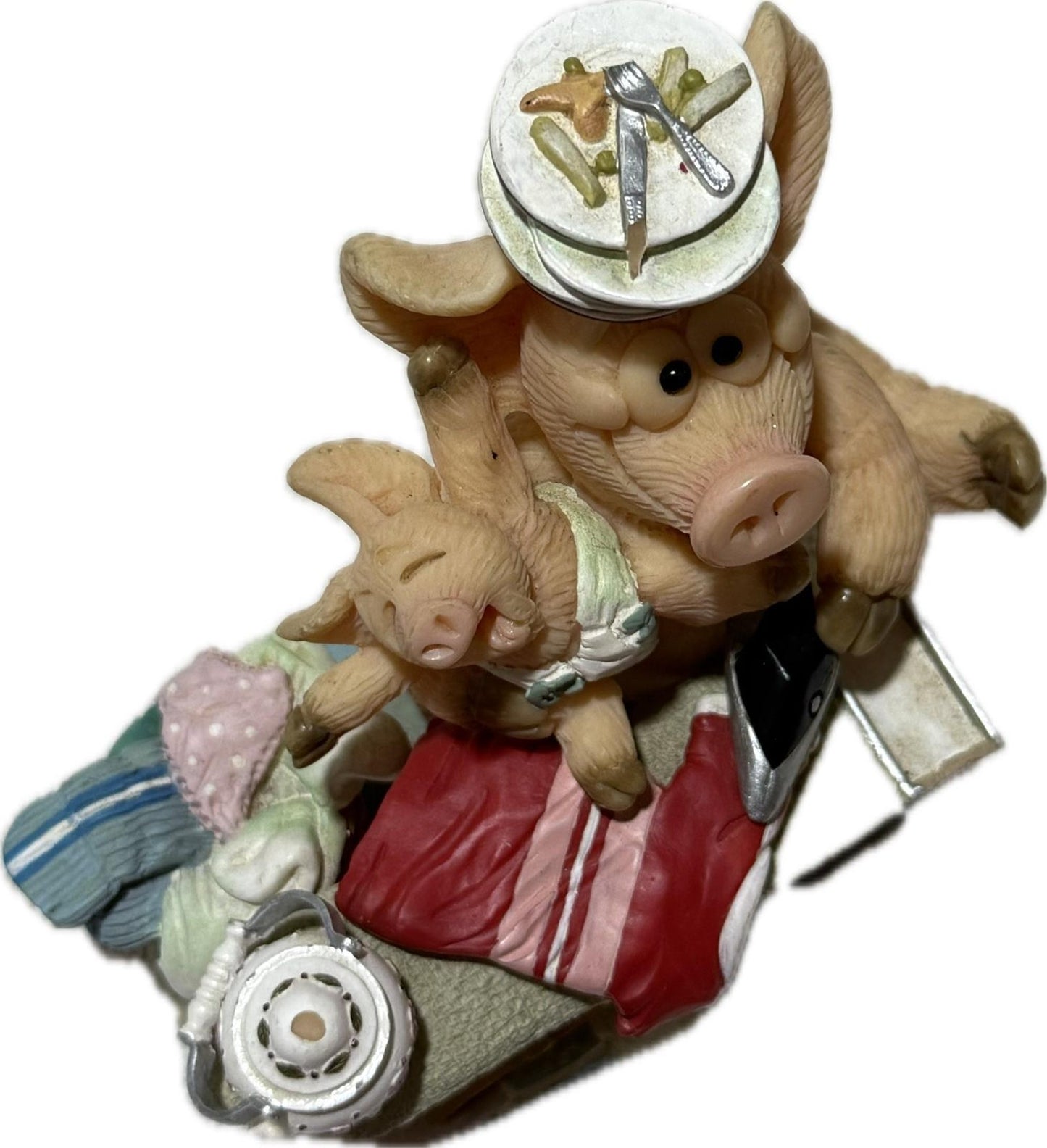 Piggin Wonderwoman 2007 David Corbridge Handmade Ceramic Figurine