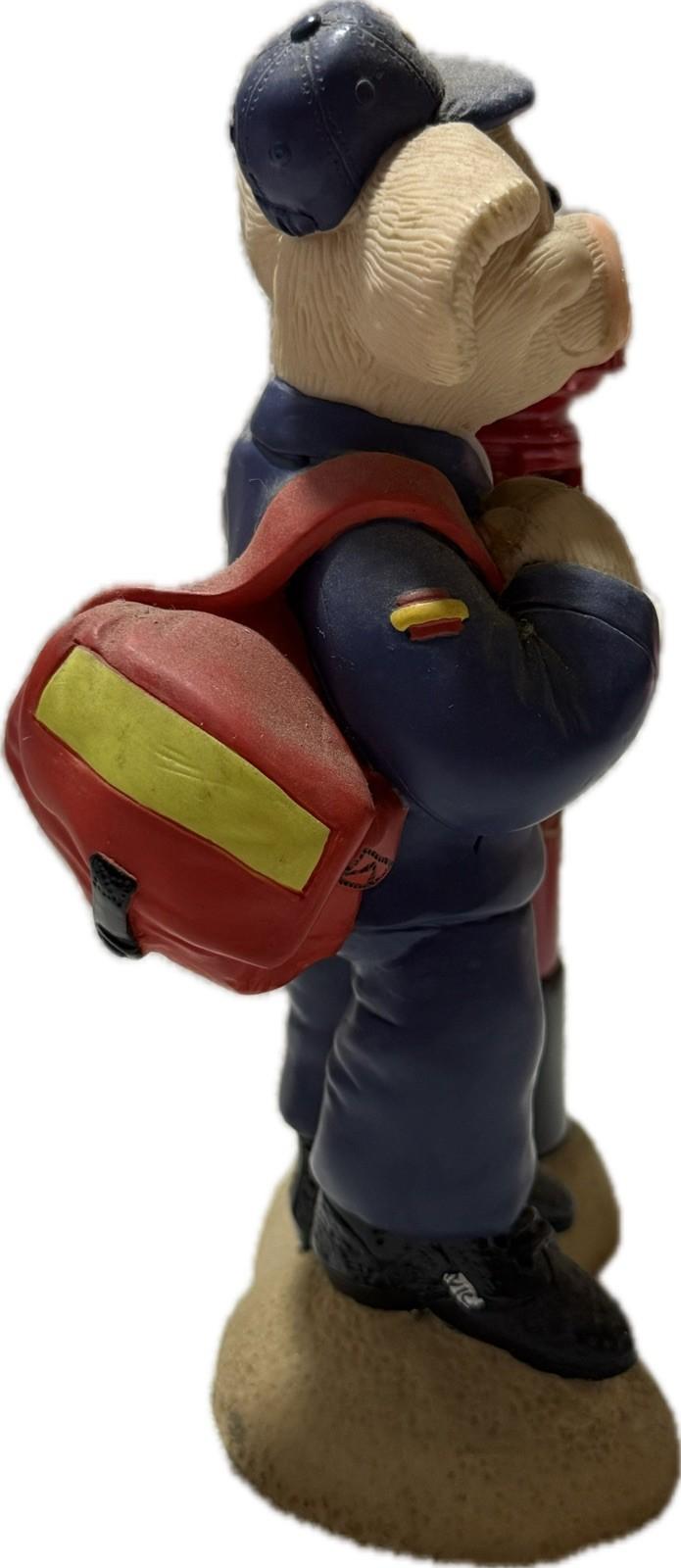 Piggin Postie 2003 David Corbridge Handmade Ceramic Figurine