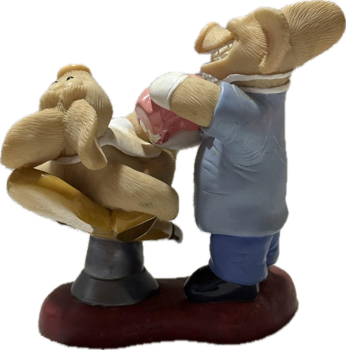 Piggin Down In The Mouth 2004 David Corbridge Handmade Ceramic Figurine