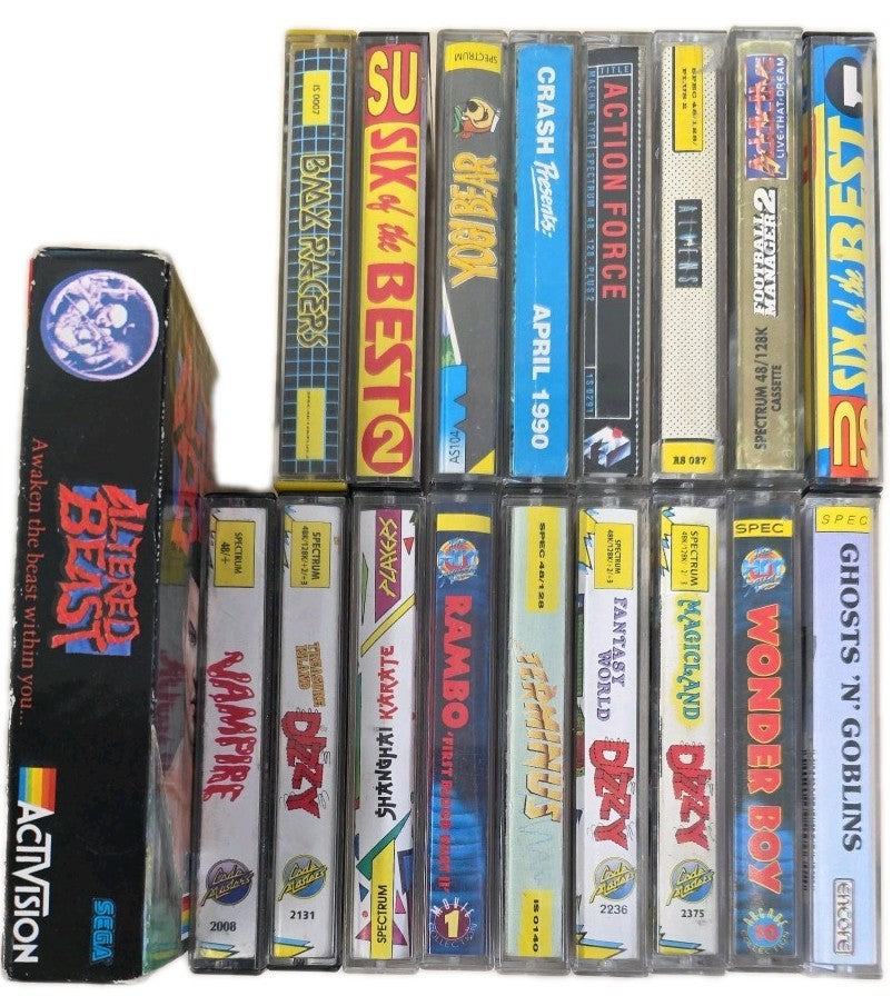 Spectrum 48 128 Games Joblot Vintage Games Retro Gaming
