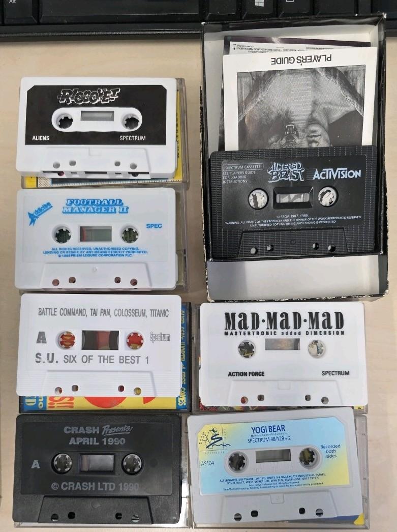 Spectrum 48 128 Games Joblot Vintage Games Retro Gaming