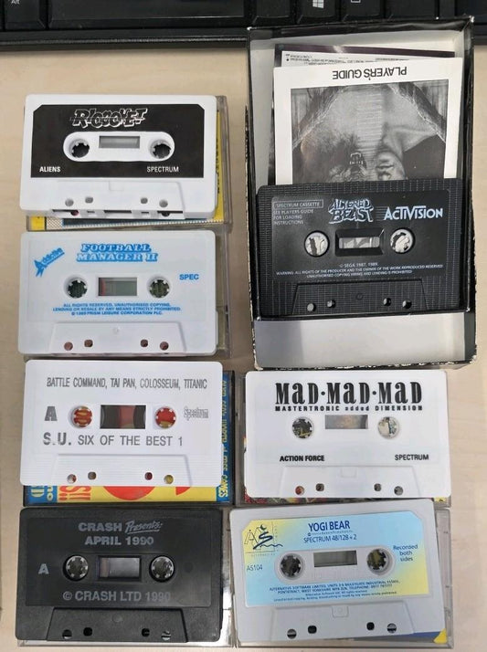 Spectrum 48 128 Games Joblot Vintage Games Retro Gaming