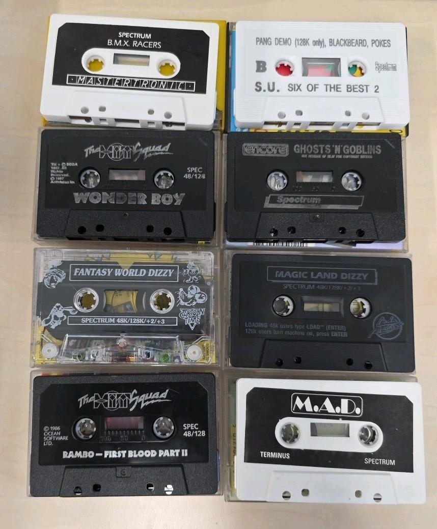 Spectrum 48 128 Games Joblot Vintage Games Retro Gaming