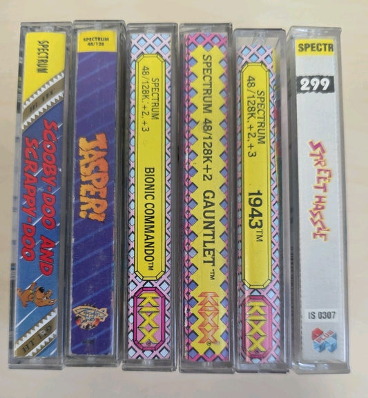 ZX Spectrum Games Bundle Joblot X6 Retro Gaming Vintage