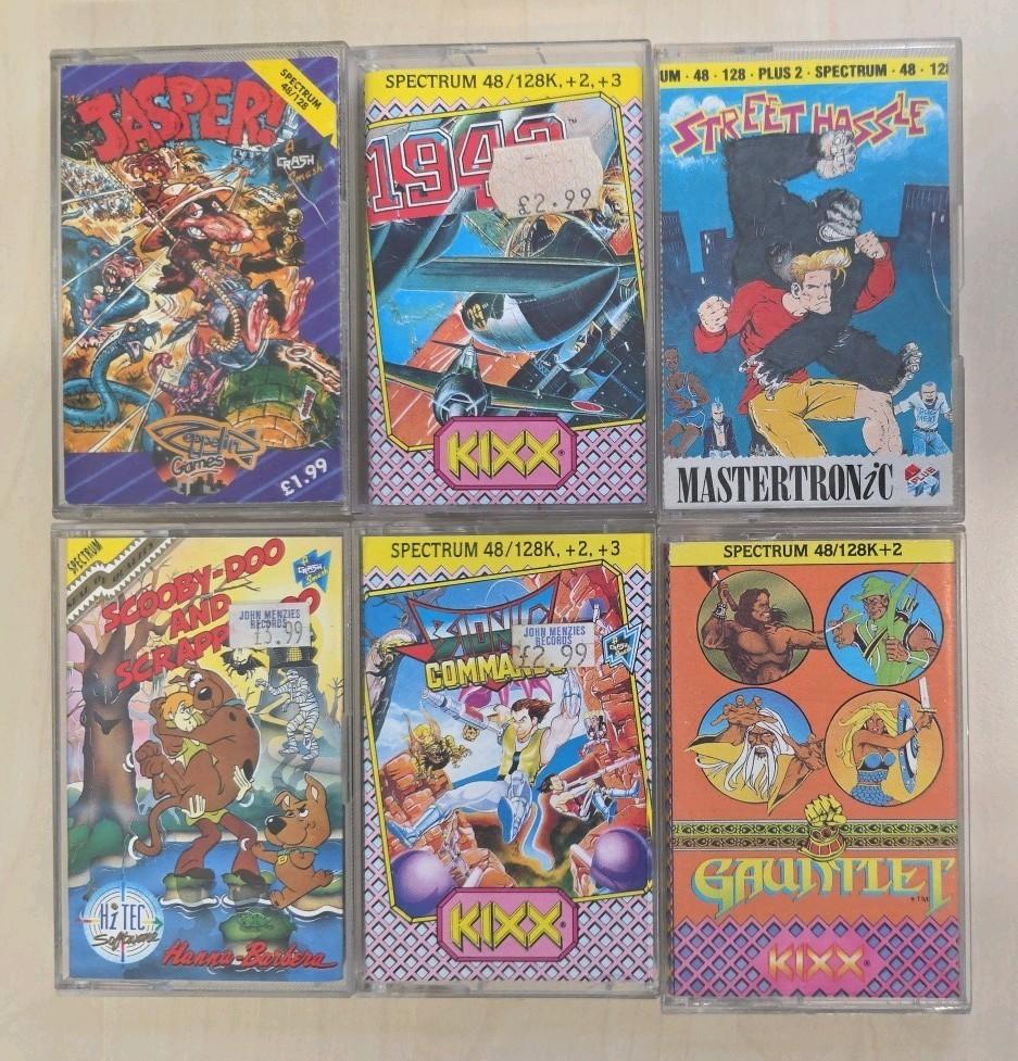 ZX Spectrum Games Bundle Joblot X6 Retro Gaming Vintage