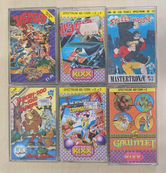 ZX Spectrum Games Bundle Joblot X6 Retro Gaming Vintage