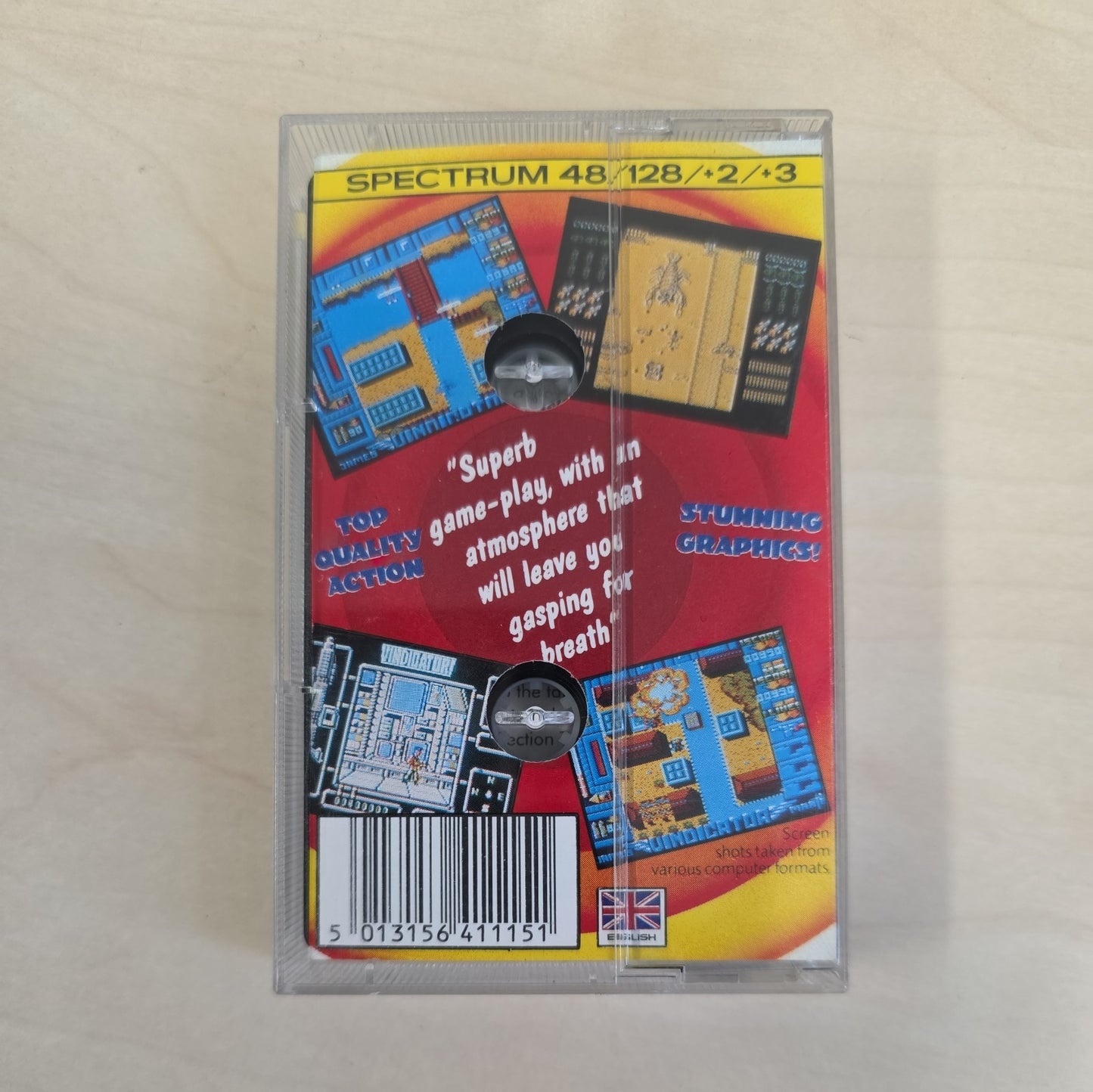 The Vindicator Hit Squad Arcade 14 ZX Spectrum Tape Tested & Working