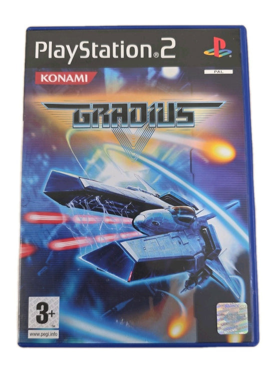 Gradius V PS2 PAL Complete CIB Near Mint Disc Rare Konami Shooter Tested