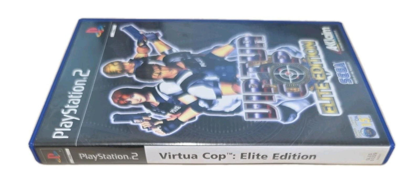 VIRTUA COP Elite Edition Playstation 2 PAL UK PS2 Shooter Game CIB Complete
