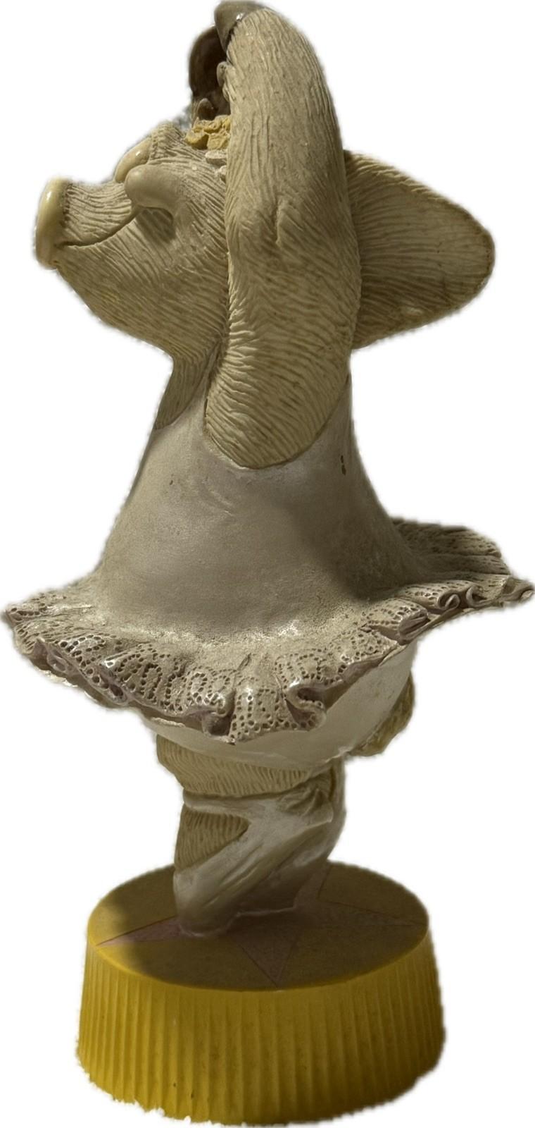 Piggin En-Pointe 2001 David Corbridge Handmade Ceramic Pig Figurine Ballet