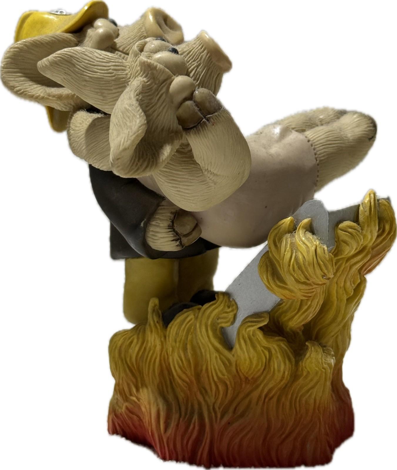 Piggin Hot Stuff 2001 David Corbridge Handmade Ceramic Pig Figurine Spicy