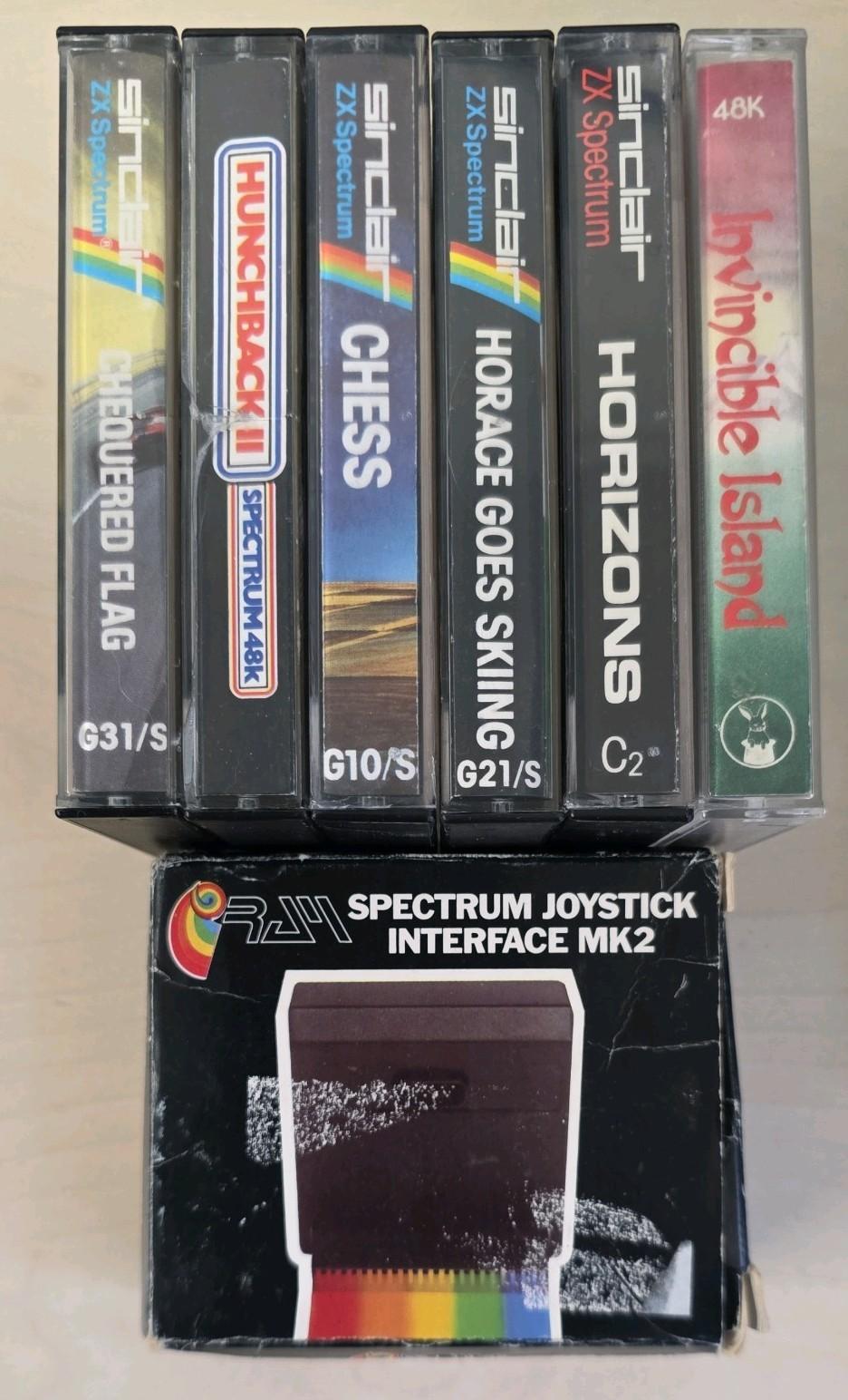 ZX Spectrum Games Bundle 10 Games Joystick Interface MK2 Retro Gaming
