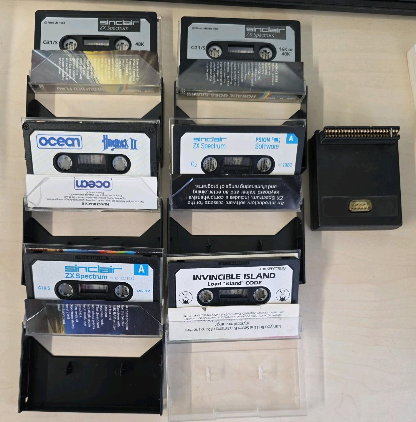 ZX Spectrum Games Bundle 10 Games Joystick Interface MK2 Retro Gaming