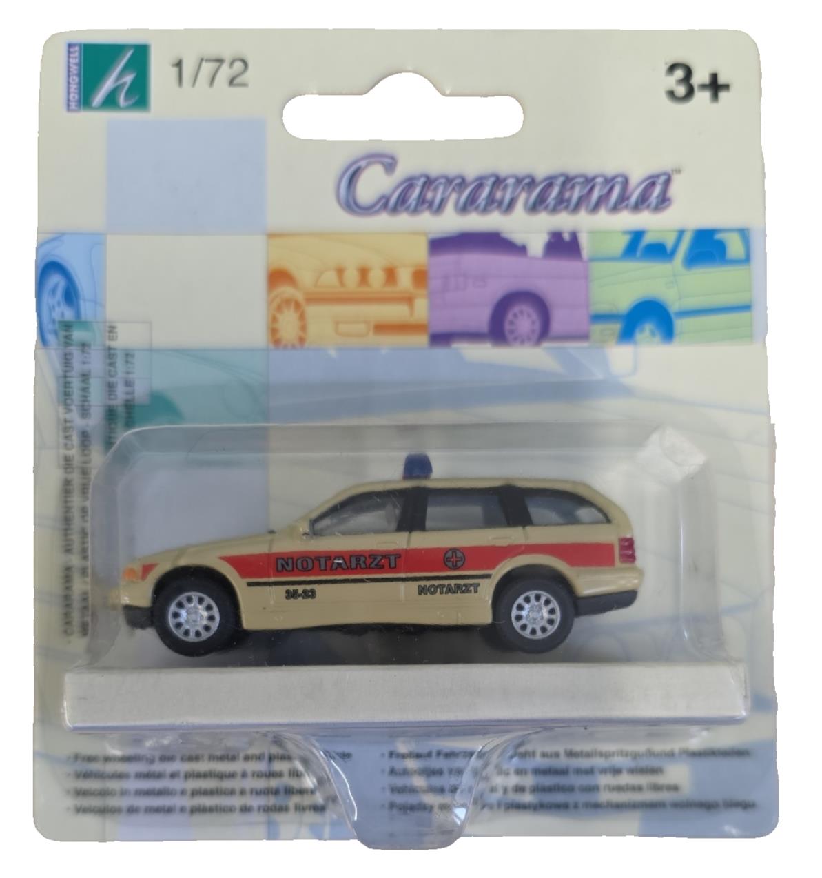 CARARAMA 1:72 Scale Notarzt German BMW Emergency Vehicle Diecast Model