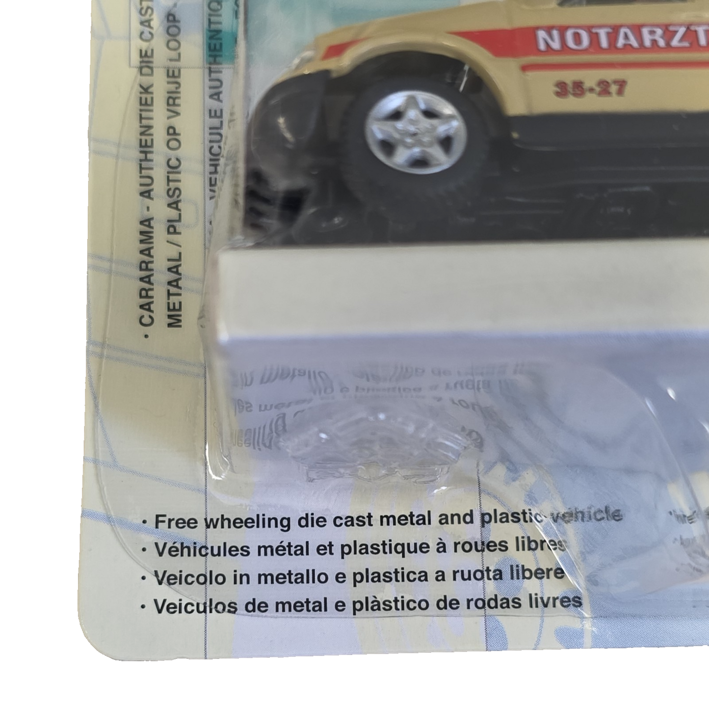 CARARAMA 1:72 Scale Notarzt German Mercedes-Benz W163 Emergency Vehicle Diecast