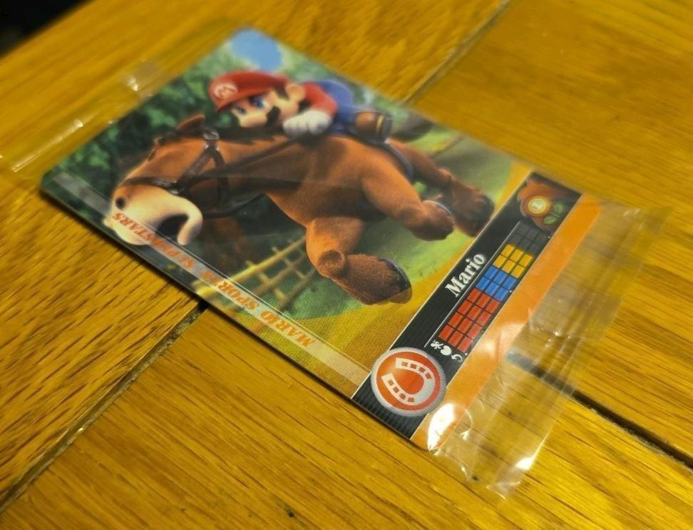 Nintendo Amiibo Mario Sports Superstars Mario Horseback New Sealed Card