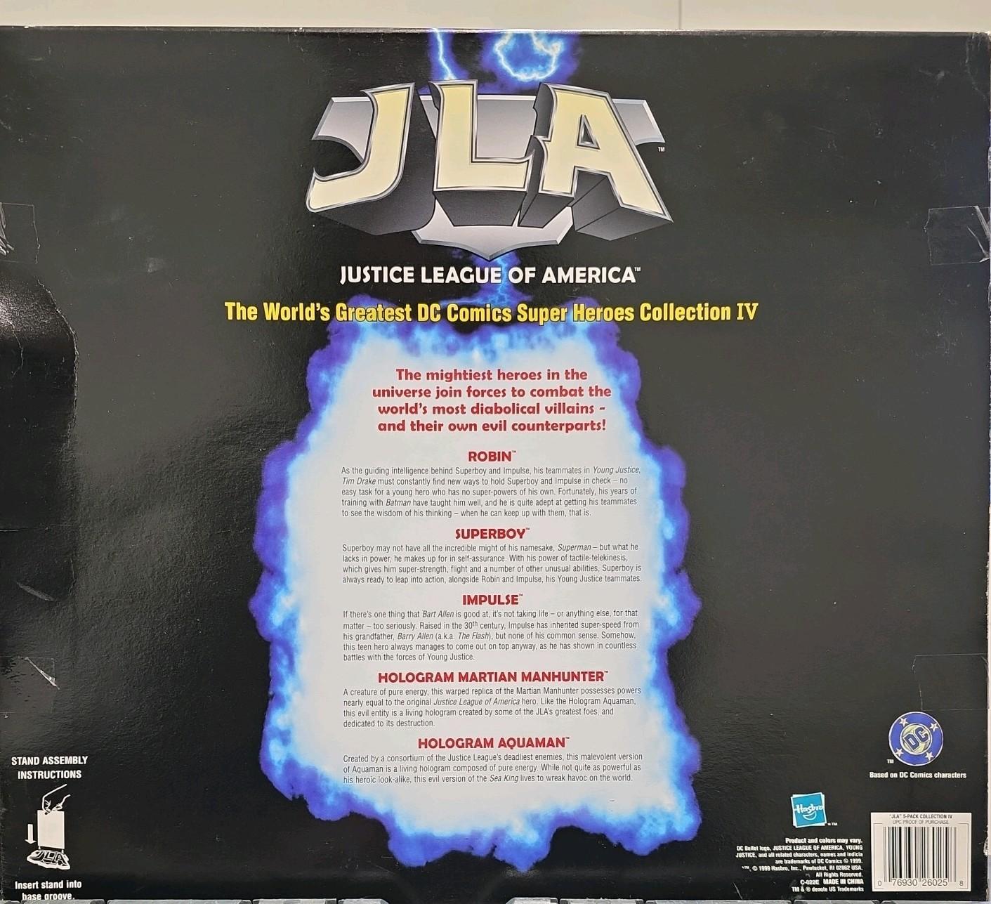 Justice League of America Super Heroes Collection IV Vintage 5" Action Figures B