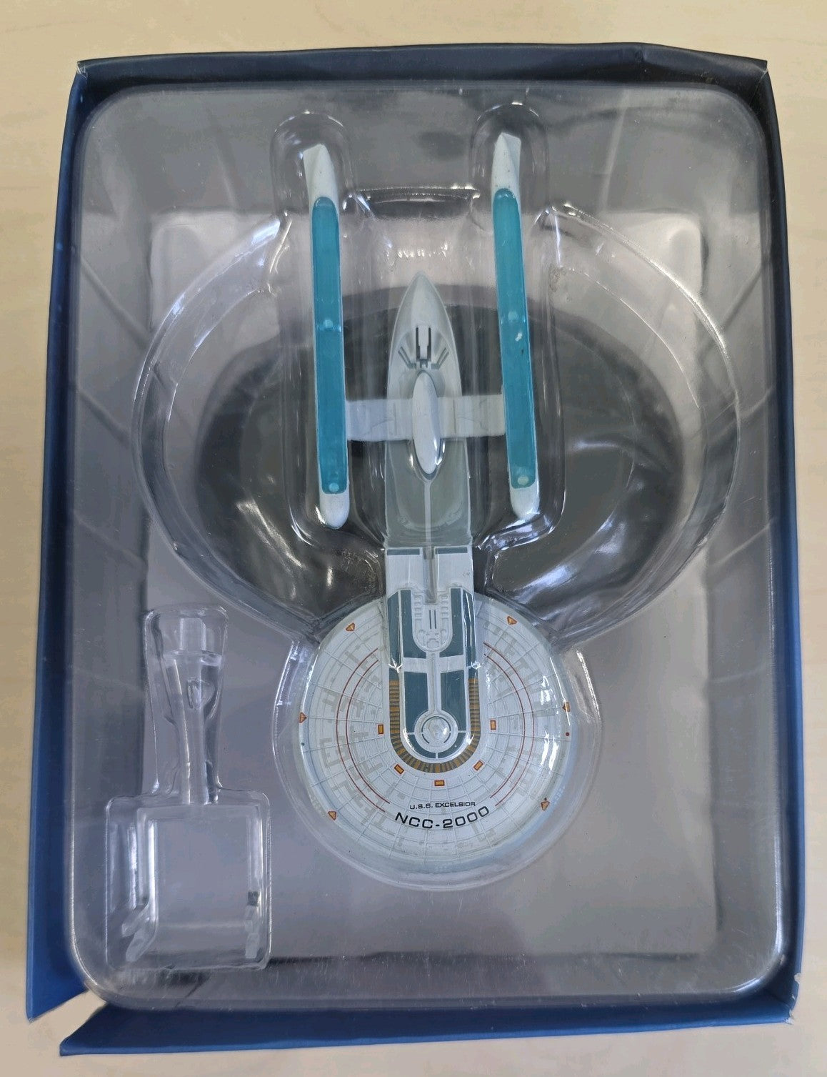 Eaglemoss Star Trek USS Excelsior NCC-2000 Die-Cast Starship Model Boxed