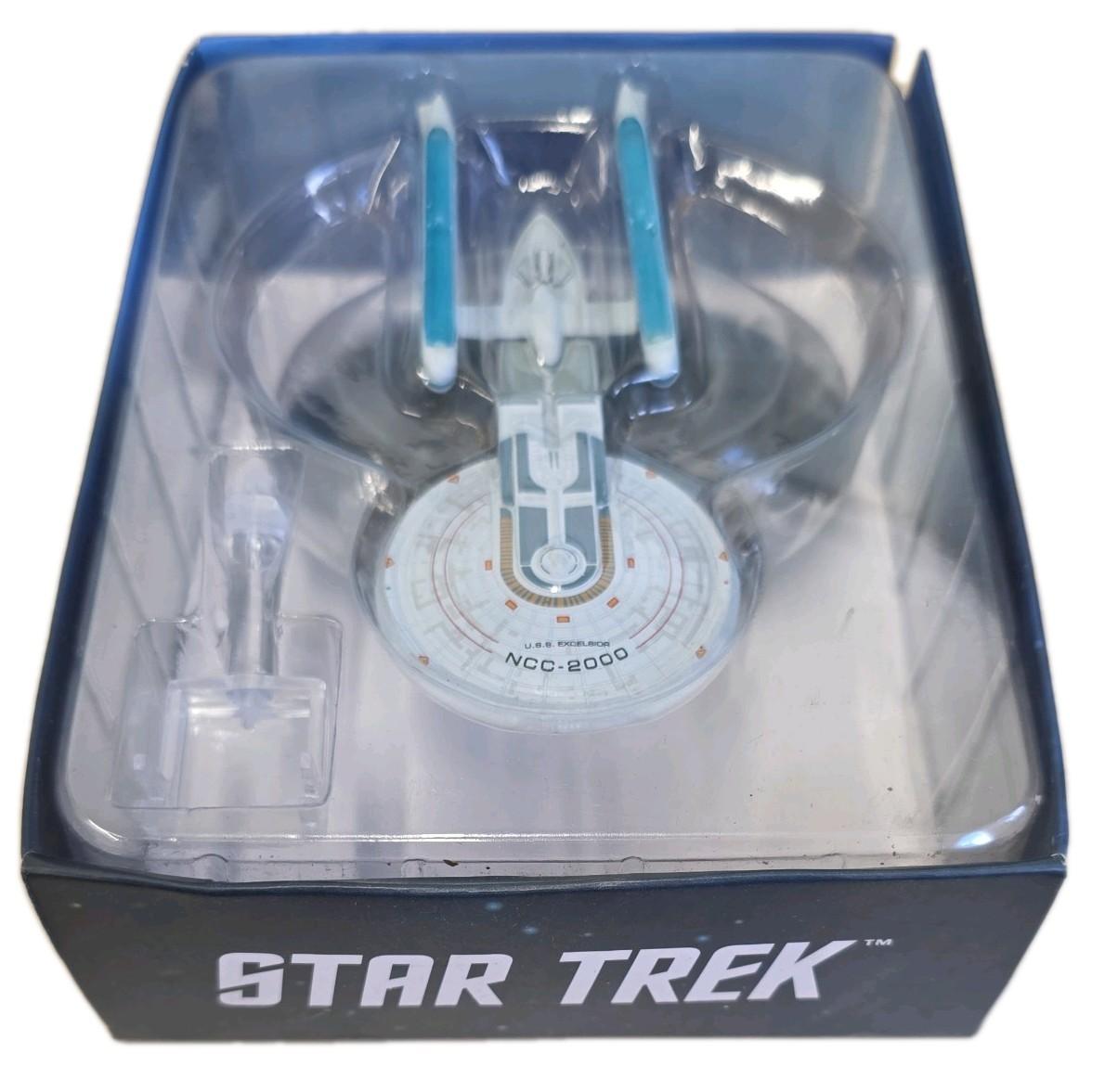 Eaglemoss Star Trek USS Excelsior NCC-2000 Die-Cast Starship Model Boxed