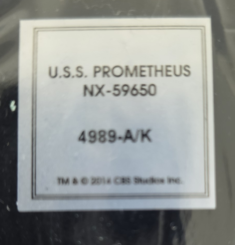 Eaglemoss Star Trek USS Prometheus NX-59650 Model Ship Collectible