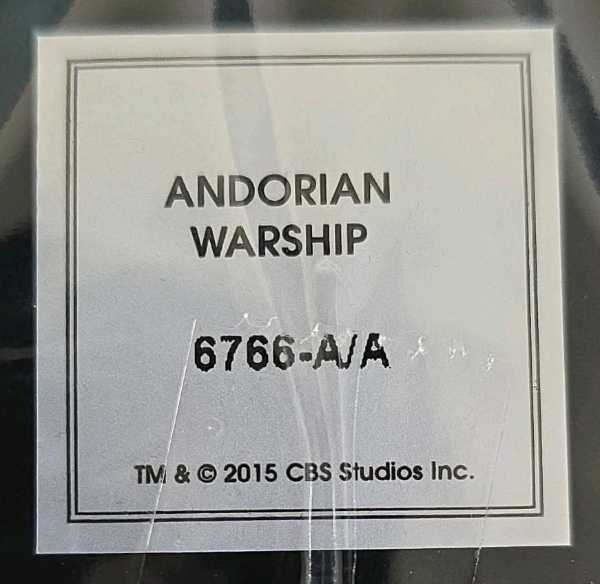 Eaglemoss Star Trek Andorian Warship 6766-A/A Enterprise Die-Cast Model Boxed