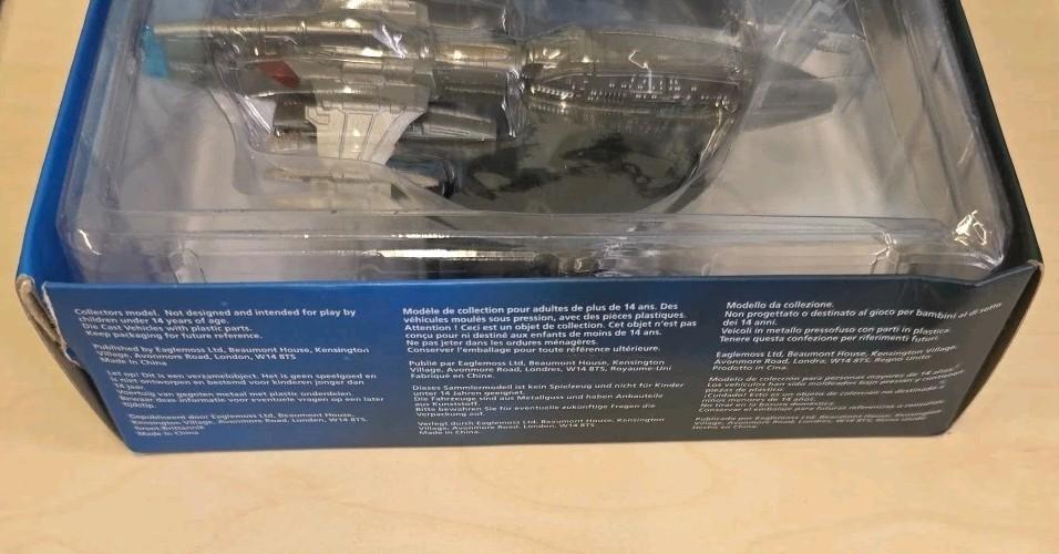 Eaglemoss Star Trek Andorian Warship 6766-A/A Enterprise Die-Cast Model Boxed
