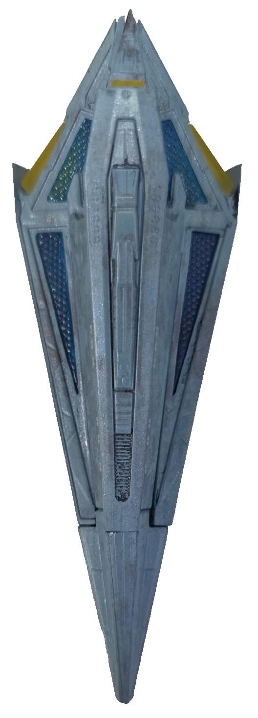 Eaglemoss Star Trek Tholian Web Spinner 4266-A/A Die-Cast Model With Stand