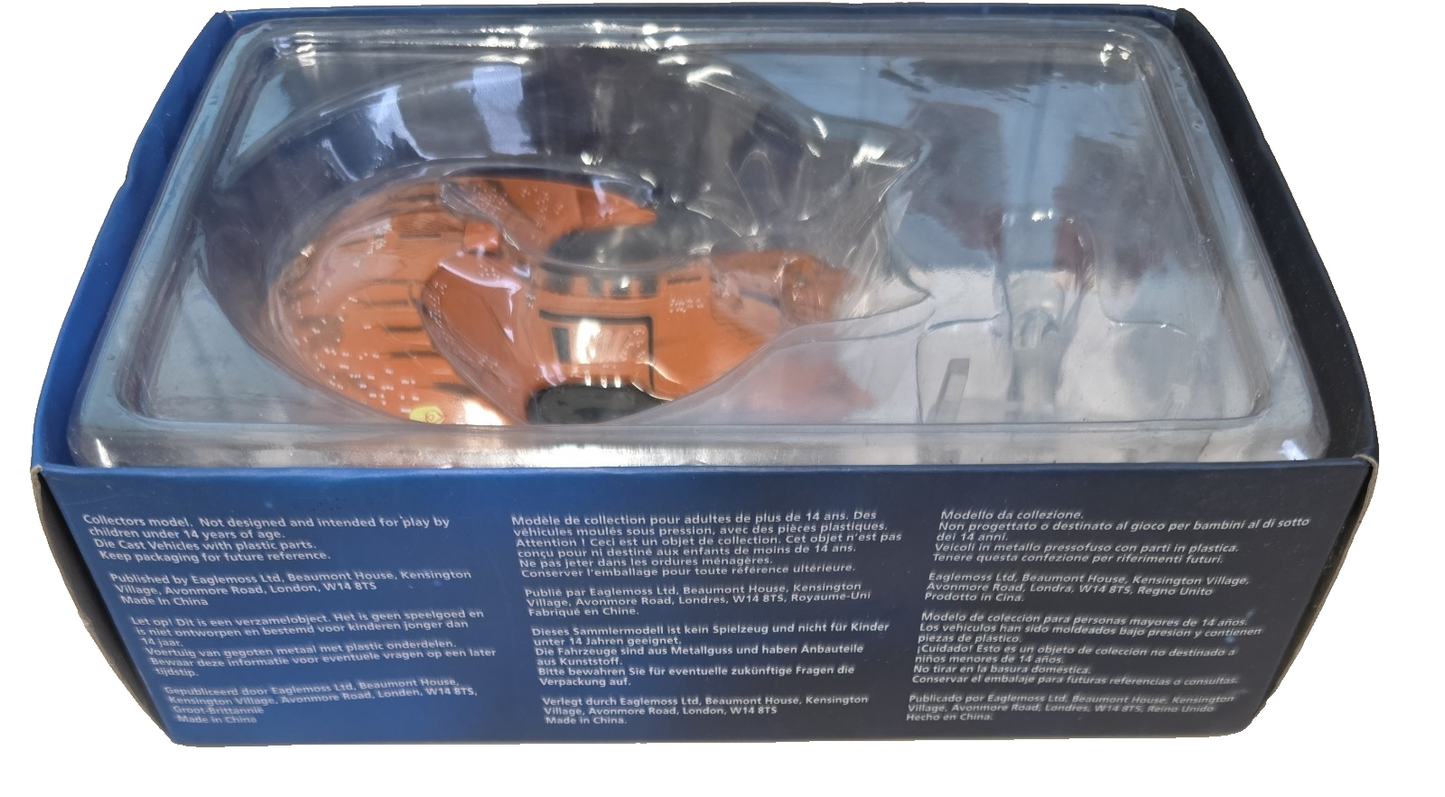 Eaglemoss Star Trek Ferengi Marauder D'Kora Class Starship Model With Stand