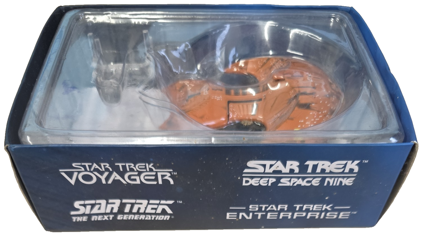 Eaglemoss Star Trek Ferengi Marauder D'Kora Class Starship Model With Stand