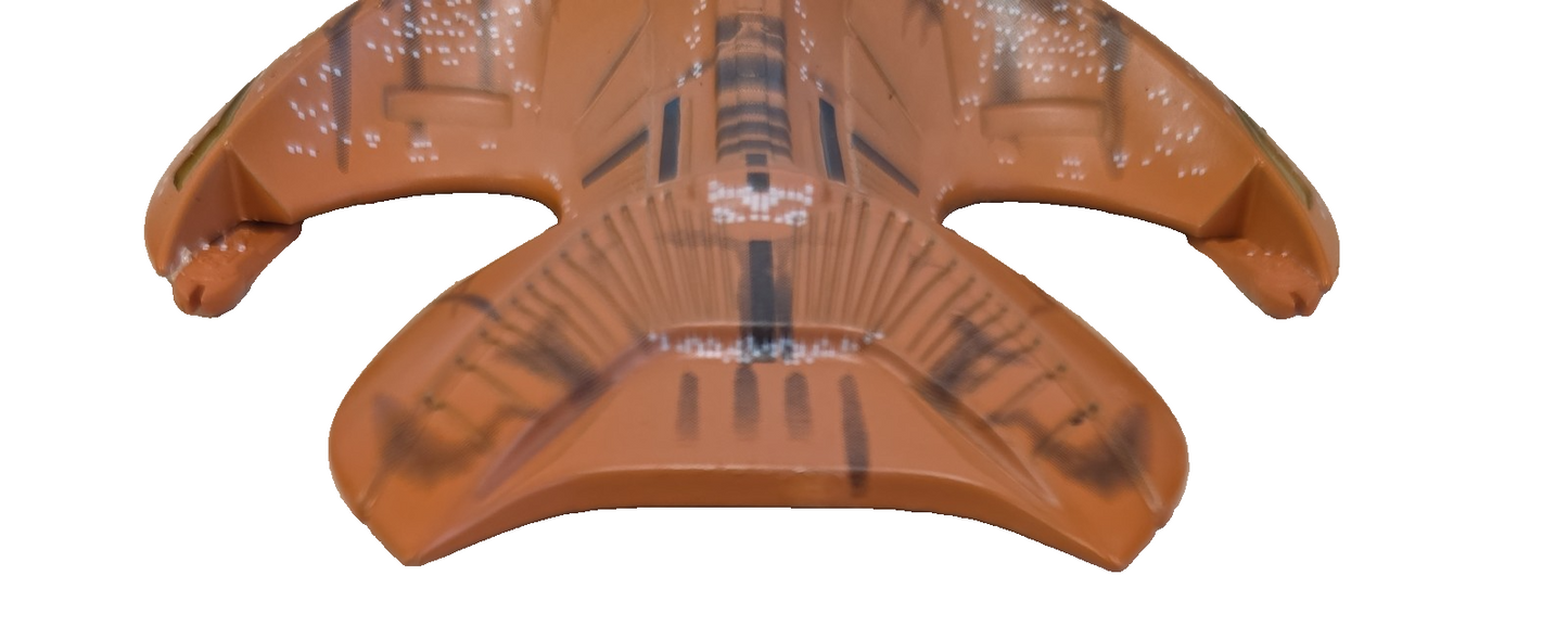 Eaglemoss Star Trek Ferengi Marauder D'Kora Class Starship Model With Stand