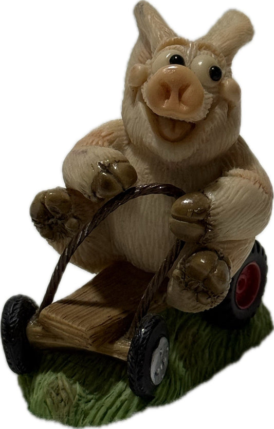 Piggin Touring 1999 David Corbridge Ceramic Figurine