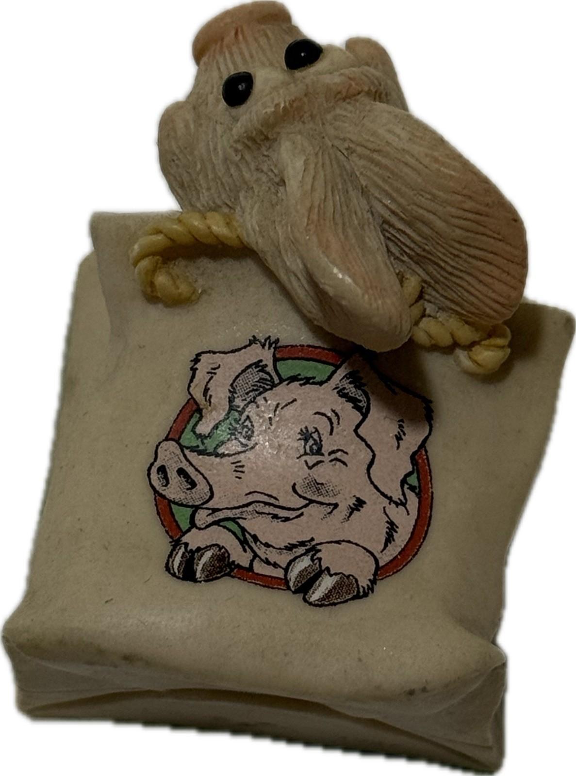 Piggin Takeaway 1997 David Corbridge Handmade Ceramic Figurine