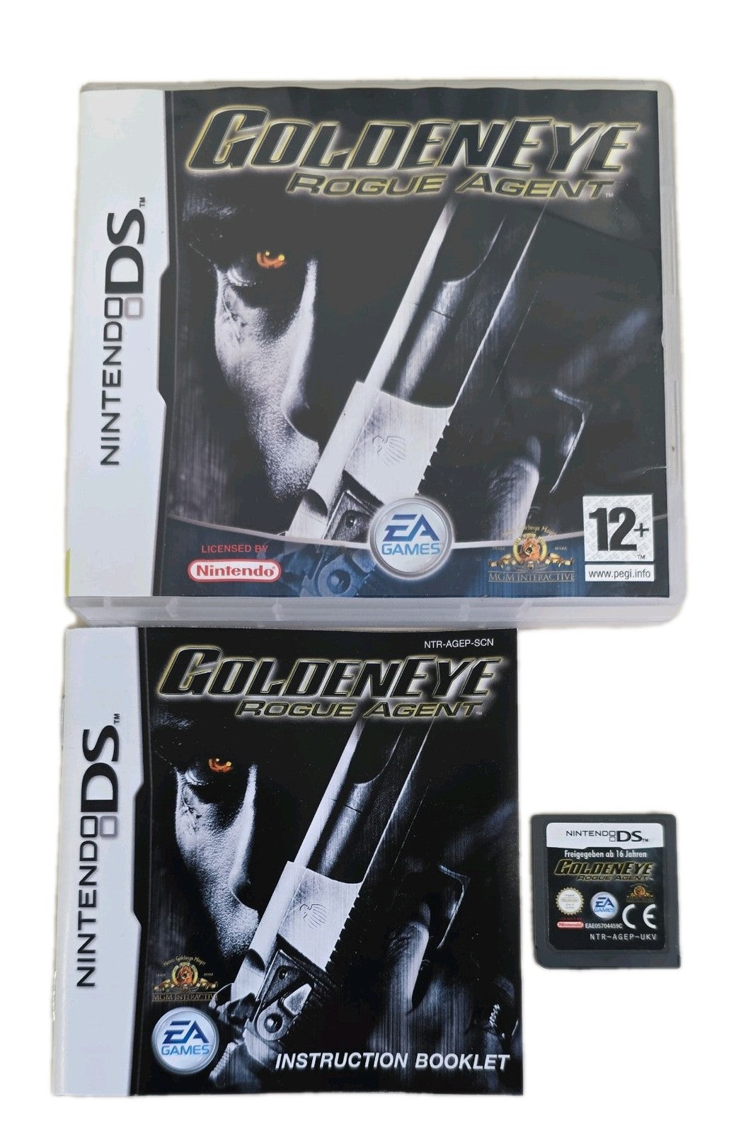 Nintendo DS GoldenEye 007 Rogue Agent Game NTR-AGEP With Instruction Booklet