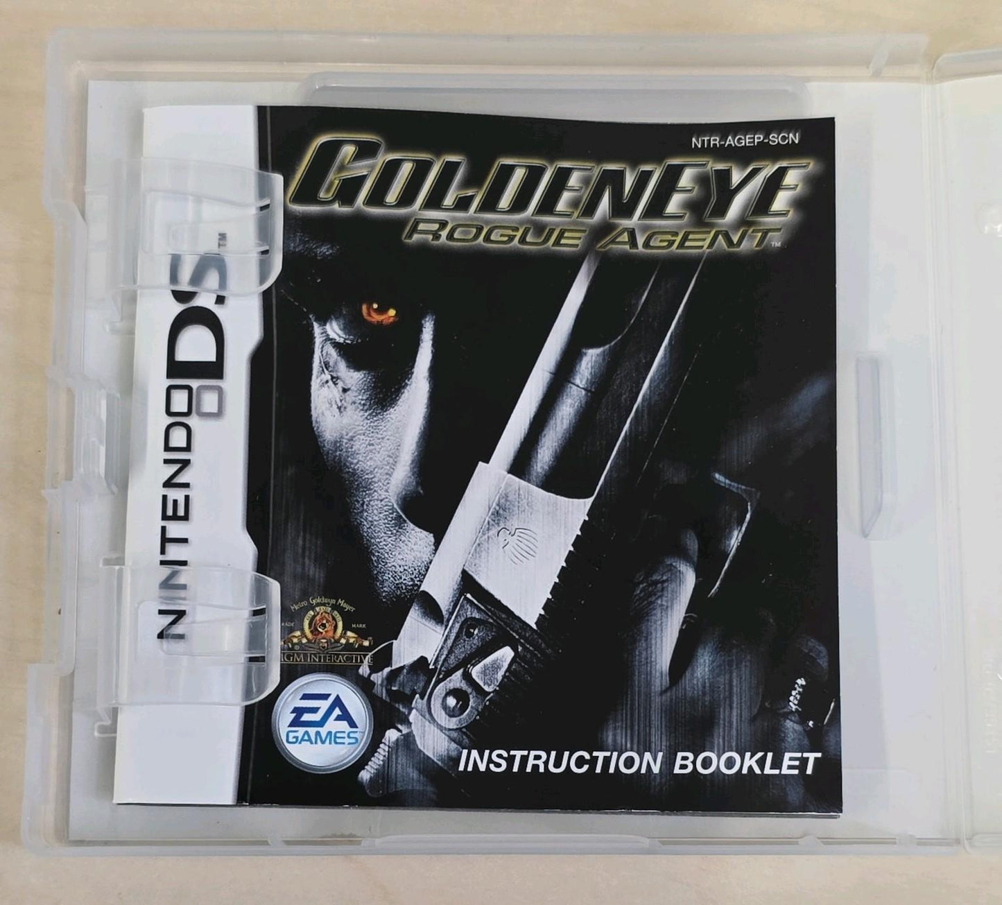 Nintendo DS GoldenEye 007 Rogue Agent Game NTR-AGEP With Instruction Booklet