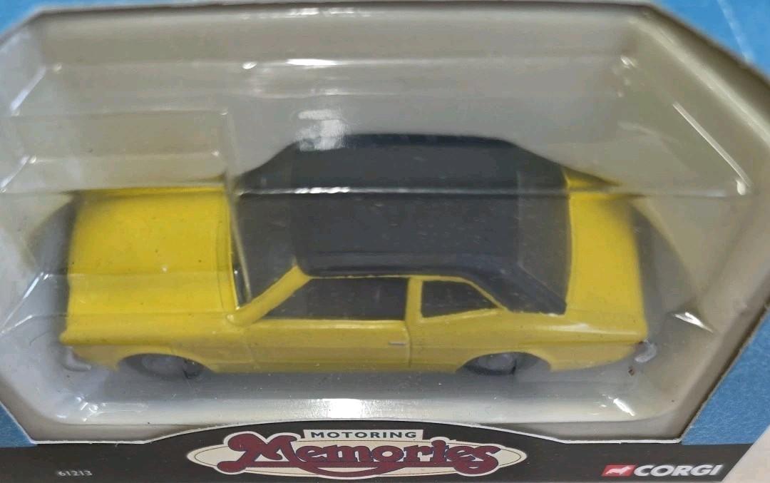 Corgi Ford Capri Mk1 Yellow Motoring Memories 61213 Boxed Die-Cast Model