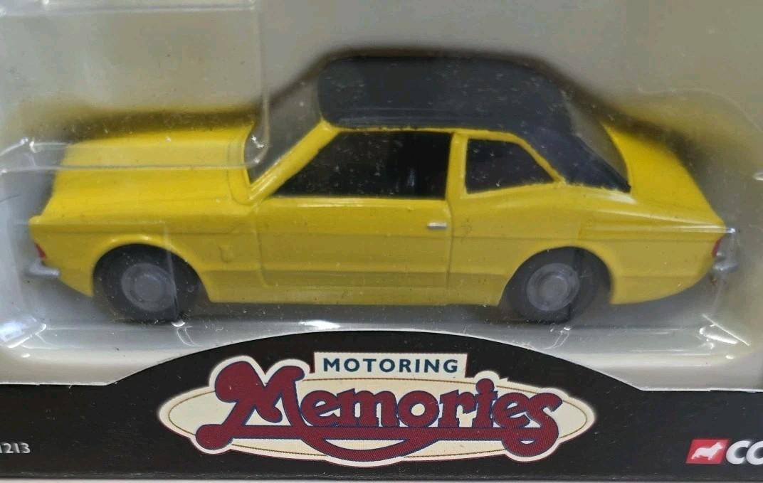 Corgi Ford Capri Mk1 Yellow Motoring Memories 61213 Boxed Die-Cast Model