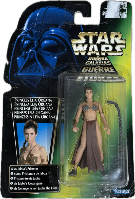 Star Wars Princess Leia Jabba Prisoner POTF 1997 Kenner MOC Figure